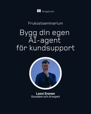 Bygg AI-agenter i praktiken – gratis frukostseminarium 6/2